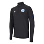 Umbro Herren S04 Schalke 04 1/2 Zip Performance Sporttops Schwarz