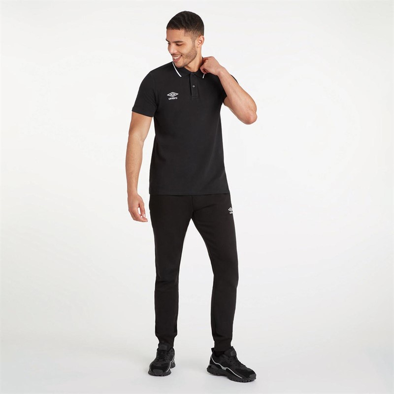 Débardeur Umbro Homme Noir - 100% Coton, Col Rond, Logo Poitrine - Pour Le Sport, La Détente Ou Le Style Streetwear