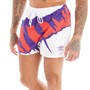 Umbro Mens Highlander Swim Shorts White/Purple/Red