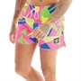 Umbro Mens Loco Swim Shorts Knockout Pink/Geko Green/Electric Blue/Safety Yellow