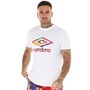 Umbro Mens Penalty T-Shirt White/Red Multi