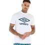 Umbro Mens Strife T-Shirt White/Black/Ceramic