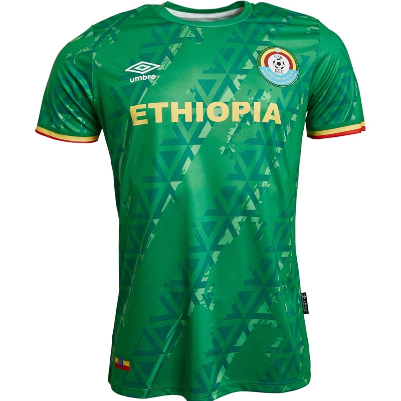 Umbro Mens Ethiopia National Team Home Jersey Multi