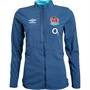 Umbro Womens England Rugby Presentation Jacket Ensign Blue/Bachelor Button