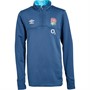 Umbro Junior England Rugby Mid Layer Top Ensign Blue/Bachelor Button