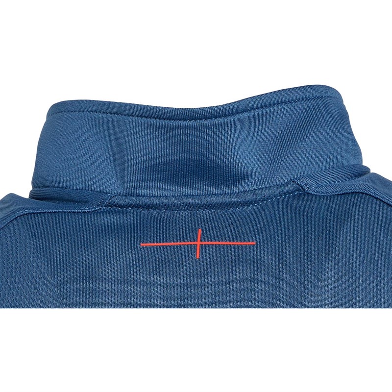 Umbro Junior England Rugby Mid Layer Top Ensign Blue/Bachelor Button