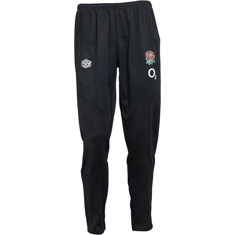 Umbro Mens England Rugby Drill Pant Black/Bachelor Button/Ensign Blue