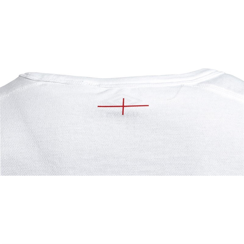 Umbro Mens England Rugby Presentation Top Brilliant White/Ensign Blue/Bachelor Button