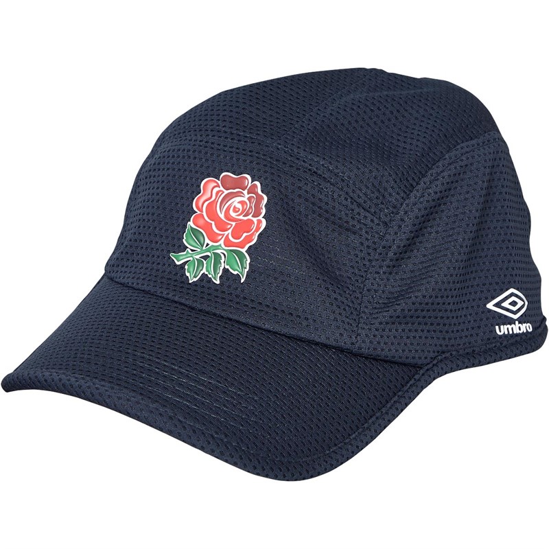 Umbro Mens England Rugby Performance Cap Ensign Blue