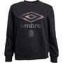 Umbro Womens England Rugby Navigation Sweatshirt Black