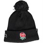 Umbro Mens England Rugby Bobble Beanie Black