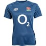 Umbro Womens England Rugby Gym Top Ensign Blue/Bachelor Button/Black