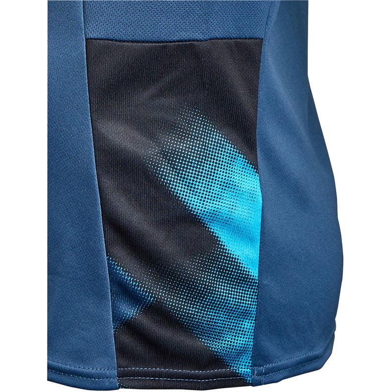 Umbro Womens England Rugby Gym Top Ensign Blue/Bachelor Button/Black