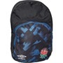 Umbro Mens England Rugby Training Academy Backpack Black/White/Ensign Blue