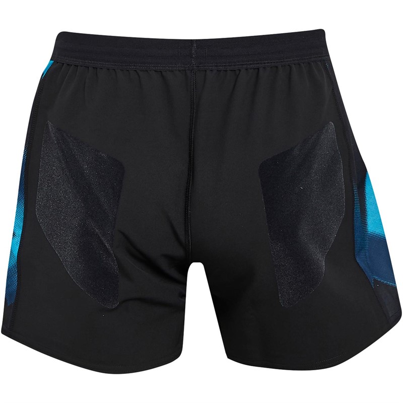 Umbro Mens England Rugby Training Shorts Black/Bachelor Button/Ensign Blue