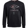 Umbro Mens England Rugby Navigation Sweatshirt Black