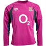 Umbro Mens England Rugby Drill Top Wild Aster/Bachelor Button/Ensign Black/Black