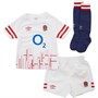 Umbro Kids England Rugby Home Kit White