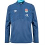 Umbro Junior England Rugby 1/4 Zip Fleece Ensign Blue/Bachelor Button