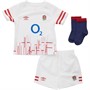 Umbro Infants England Rugby Home Kit White
