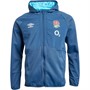 Umbro Mens England Rugby Full Zip Jacket Ensign Blue/Bachelor Button