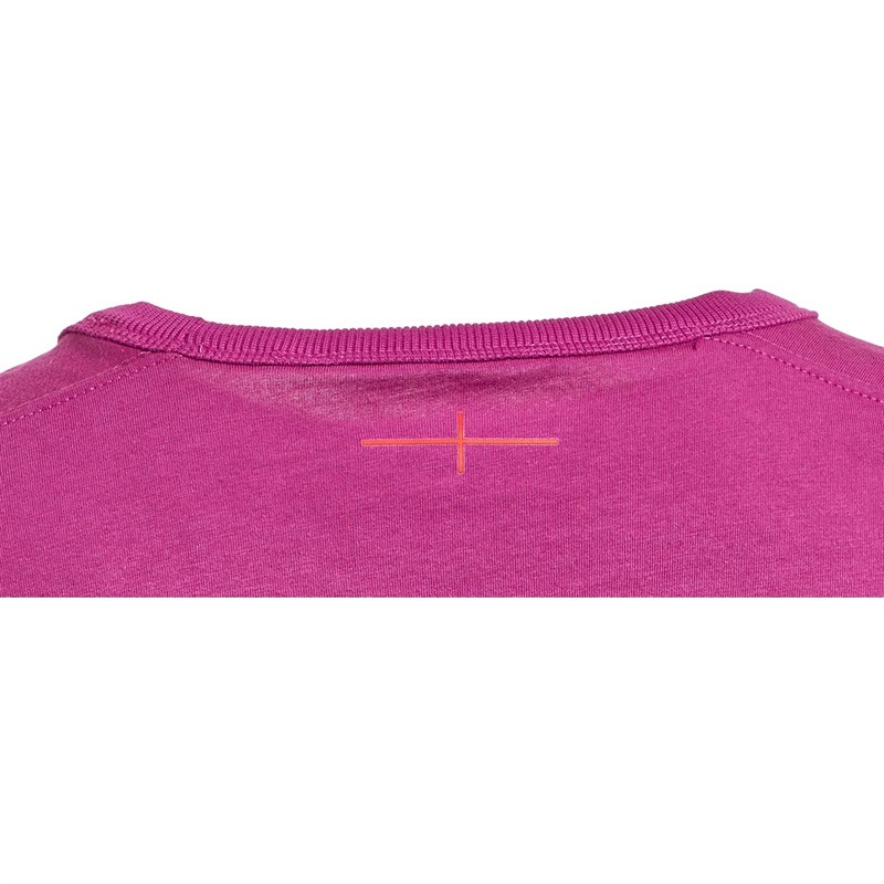 Umbro Womens England Rugby CVC T-Shirt Wild Aster