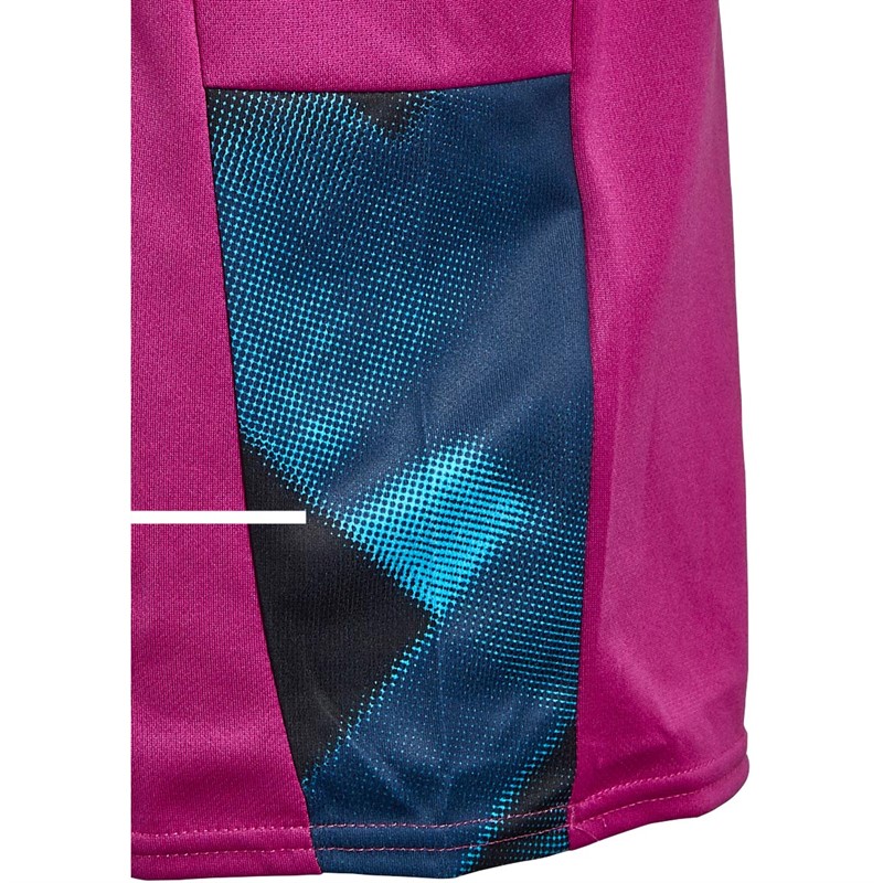 Umbro Junior England Rugby Gym Top Wild Aster/Bachelor Button/Ensign Black/Black