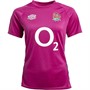 Umbro Womens England Rugby Gym Top Wild Aster/Bachelor Button/Ensign Black/Black