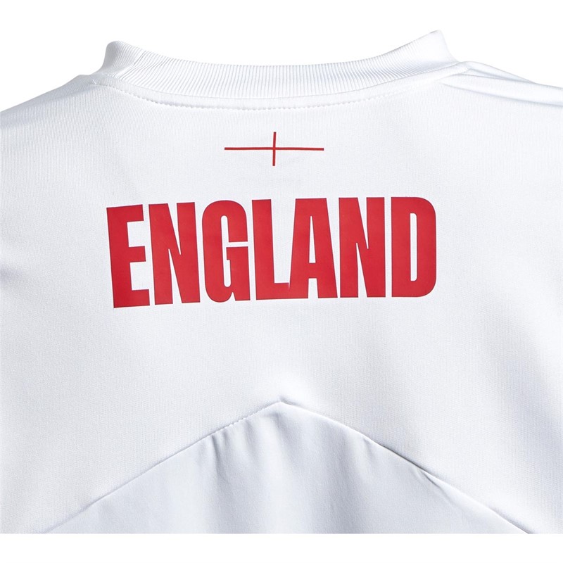 Umbro Mens England Rugby Warm Up Drill Top Brilliant White