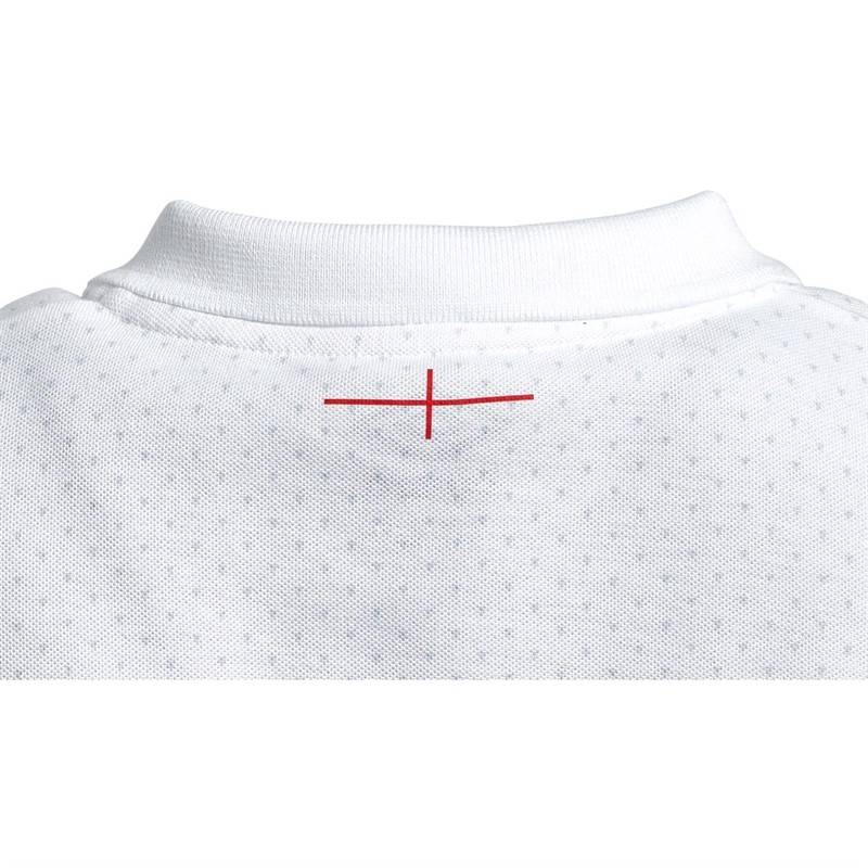 Umbro Womens England Rugby CVC Polo Brilliant White