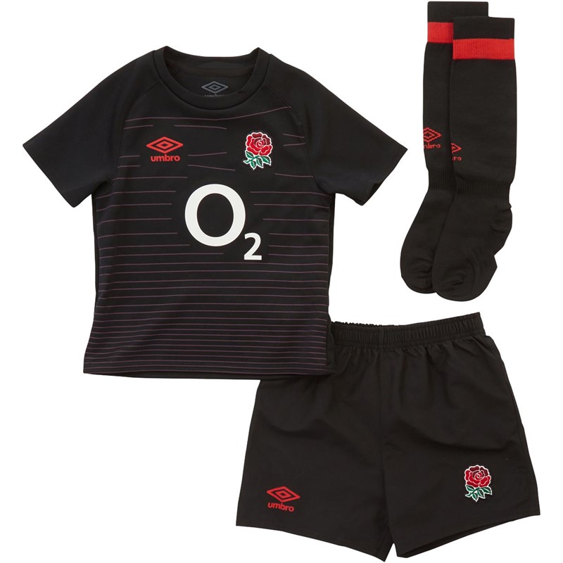 Umbro Infants England Rugby Alternate Kit Black