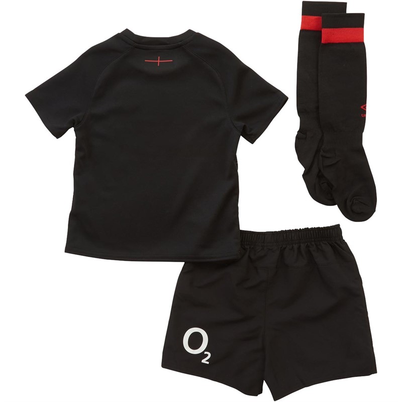 Umbro Infants England Rugby Alternate Kit Black