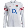 Umbro Womens England Rugby Home Classic Long Sleeve Jersey White