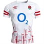 Umbro Mens England Rugby Home Pro Jersey White