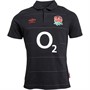 Umbro Mens England Rugby Alternate Classic Jersey Black