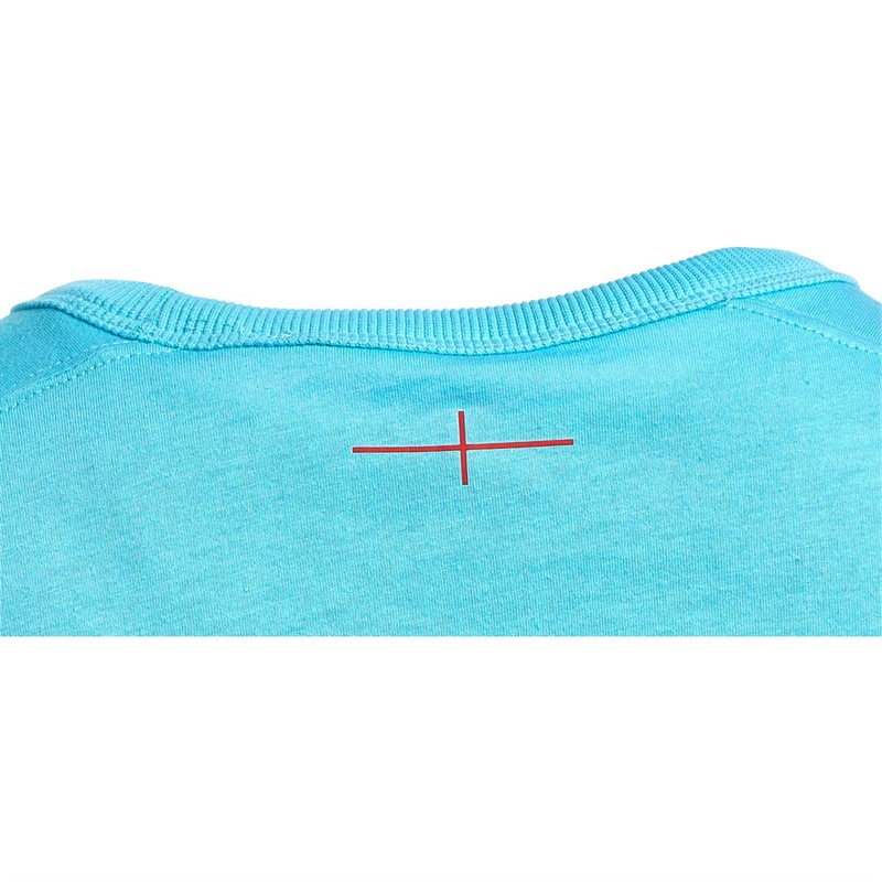 Umbro Womens England Rugby CVC T-Shirt Bachelor Button