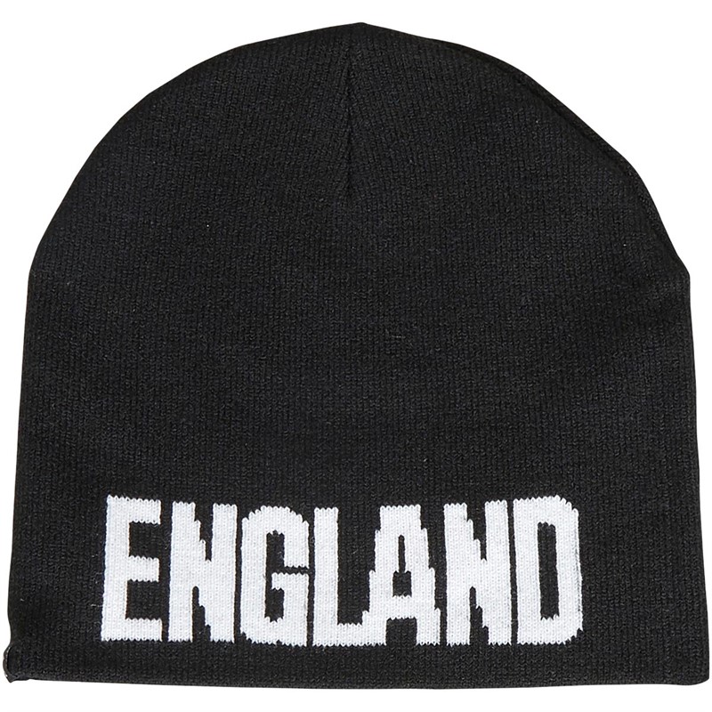 Umbro Mens England Rugby Beanie Black