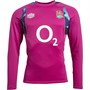 Umbro Mens England Rugby Long Sleeve Training Jersey Wild Aster/Bachelor Button/Ensign Black