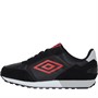Umbro Mens Addison II Runner Trainers Black/Vermillion/High Rise