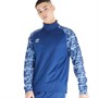 Umbro Mens Alliance Graphic Training 1/4 Zip Top Navy