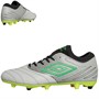 Umbro Chaussures de Football Homme Tocco IV 1.0 FG Terrain Ferme Haute/Vert Vibrant/Noir/Jaune Sécurité