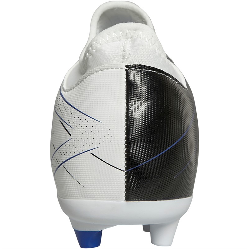 Umbro Junior Velocita Elixir 1.0 FG Firm Ground Football Boots White/Black/Royal Blue