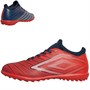Umbro Chaussures de football Junior Velocita Elixir 1.0 TF Astro Rouge Rococo/Blanc/Bleu Estate