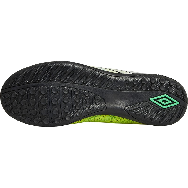 Umbro Junior Velocita Elixir 1.0 TF Astro Boots High-Rise/Safety Yellow/Vibrant Green/Black