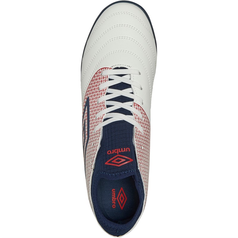 Umbro Chaussures de Football Astro Tocco IV 1.0 TF Homme Bleu Azur/Bleu Clair/Rouge Rococo