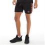 Umbro Mens Alliance Graphic Training Shorts Black/Fiery Coral