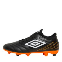 Umbro Chaussures de Football Homme Tocco IV 1.0 FG Terrain Ferme Noir/Blanc/Dragon Fire