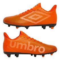 Umbro Junior Velocita Matrix 1.0 FG Firm Ground Football Boots kolor Dragon Fire/White/Black