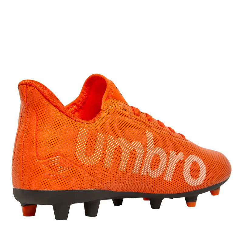 Umbro Chaussures de football à crampons Junior Velocita Matrix 1.0 FG Dragon Fire/Blanc/Noir