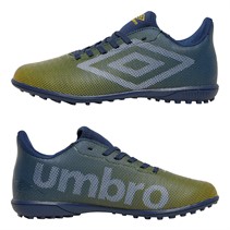 Umbro Chaussures de football Homme Velocita Matrix 1.0 TF Astro Poseidon/Blanc/Jaune éclatant